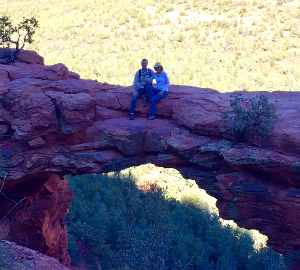 Devils Bridge in Arizona. Bridging the gap to a new life! Life Coaching with Manifesting Consciousness
